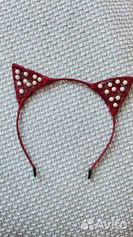 Ободок ушки кошки