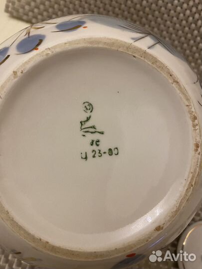 Чайник фарфоровый СССР доливочный