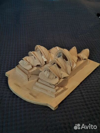 Деревянная модель сиднейского оперного театра