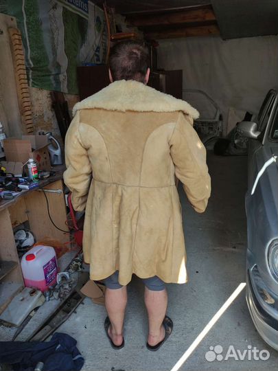 Дубленка тулуп из овчины