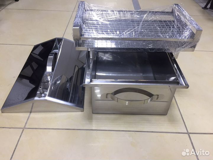 Коптильня с гидрозатвором 250/400/150