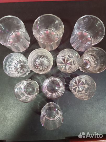 Стопки стеклянные. Цена за всё