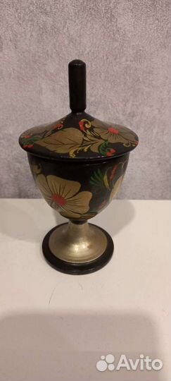 Деревянная солонка 