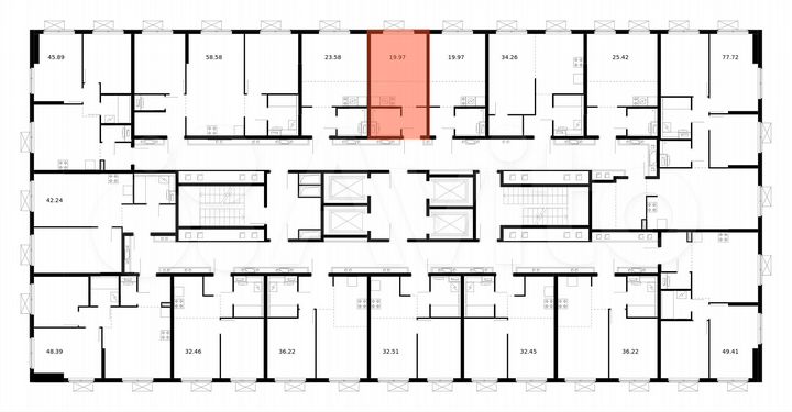Квартира-студия, 20 м², 14/26 эт.