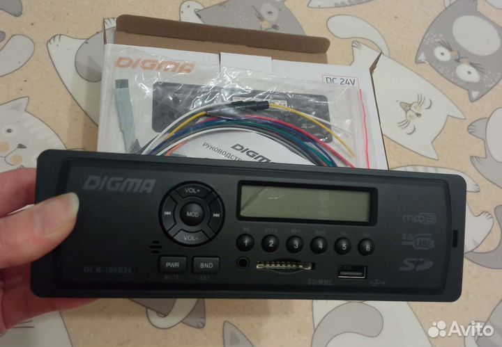 Магнитола новая