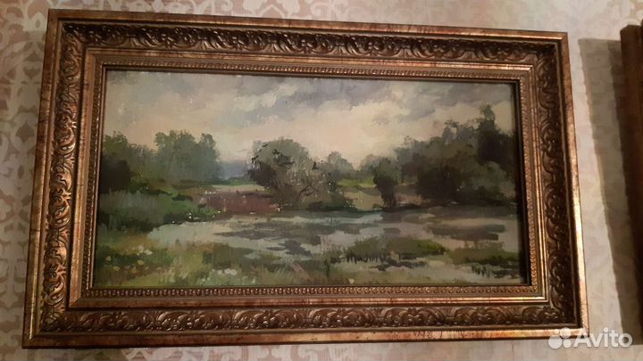 Пейзаж. Портрет. Картины ссср. Холст.Масло