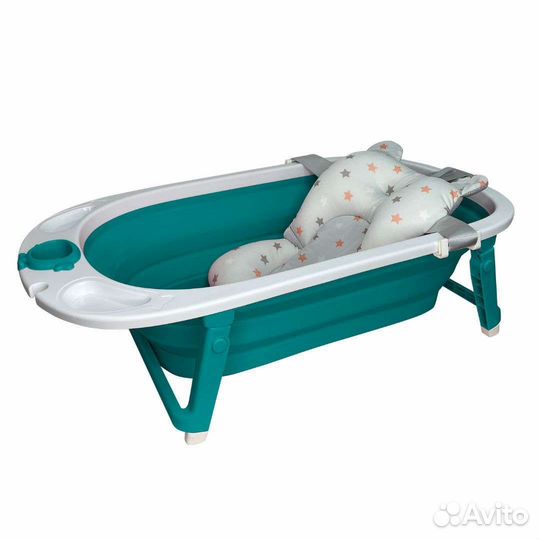 Силиконовая компактная ванночка с гамаком/ножки