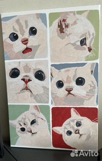 Раскрашиваю картины по номерам и алмазную мозаику