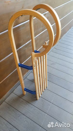 Санки детские деревянные