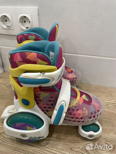 Роликовые коньки детские раздвижные