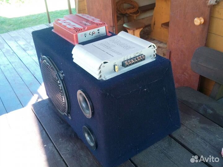 Колонки в авто активный сабвуфер