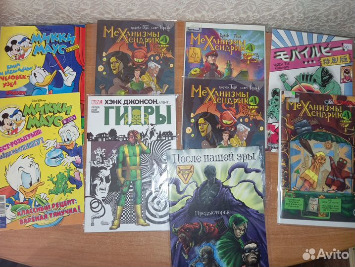 Комиксы старые Микки Маус Том и Джерри