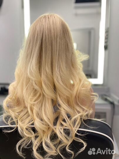 Коррекция наращённых волос