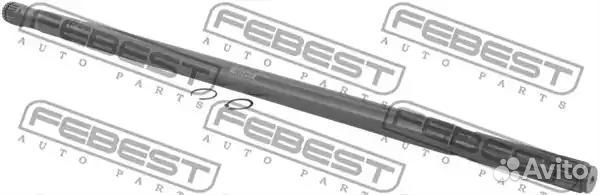 Полуось правая 23x698x23