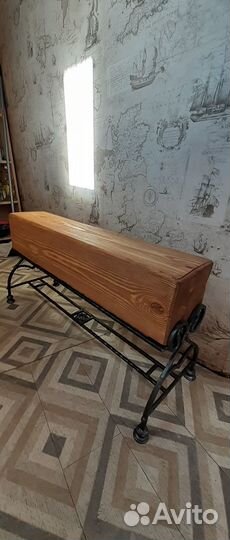 Лавка, скамейка, обувница кованная