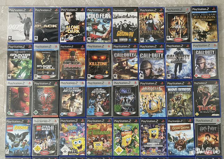 Много Дисков PS2 Лицензия 60штук