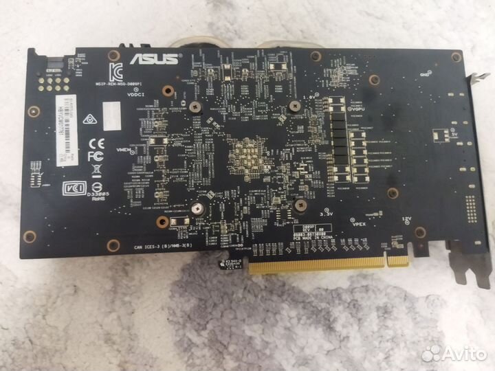 Видеокарта Radeon RX570 asus expedition 4GB