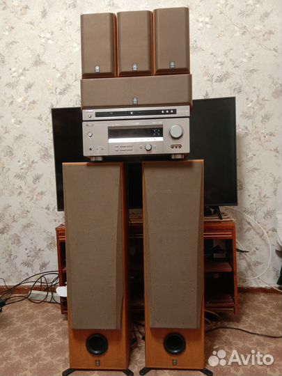 Ресивер, акустика и DVD Yamaha