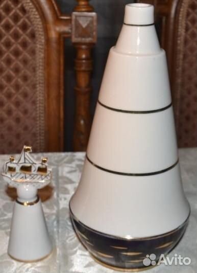 Штоф Адмиралтейский кораблик. лфз