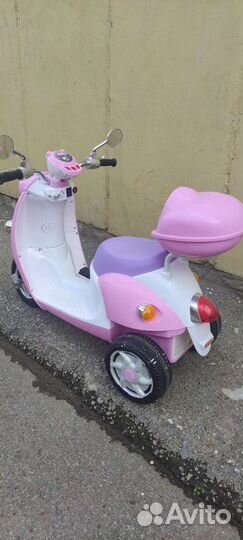 Мотороллер детский на аккумуляторе