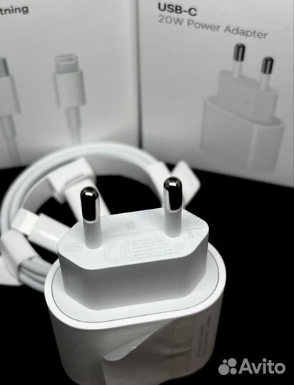 Зарядка Apple 20W + кабель (новые)