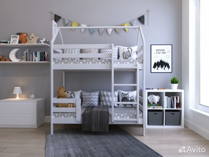 Кровать домик/двухърусная кровать