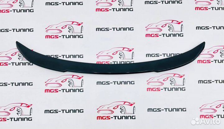 Спойлер на BMW 2 series F22 CS Style Черный глянец