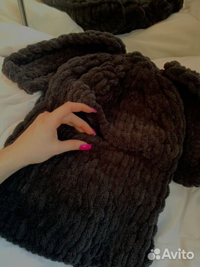 Шапка балаклава с ушами