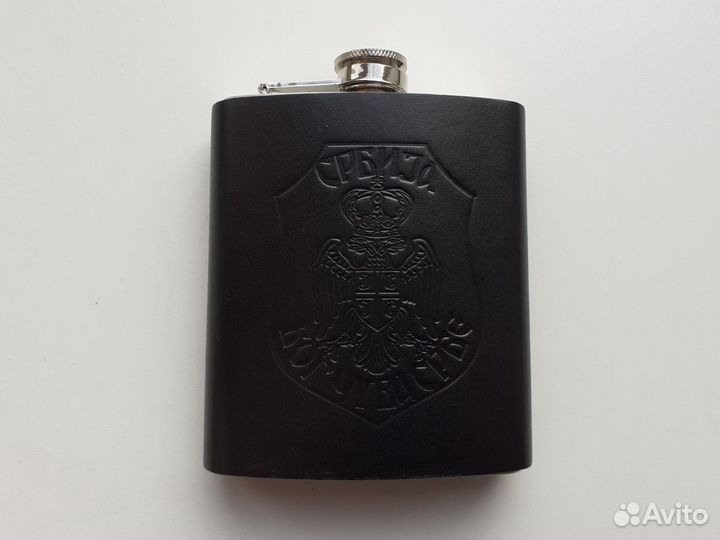 Фляжка карманная Сербия