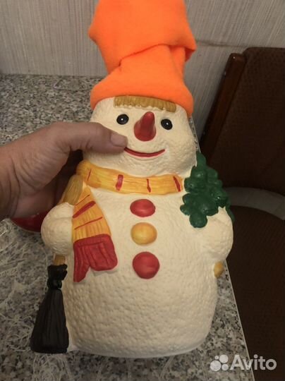 Снеговик - коробка для новогодних подарков