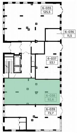 Аренда торговое помещение, площадь 93.1 кв.м