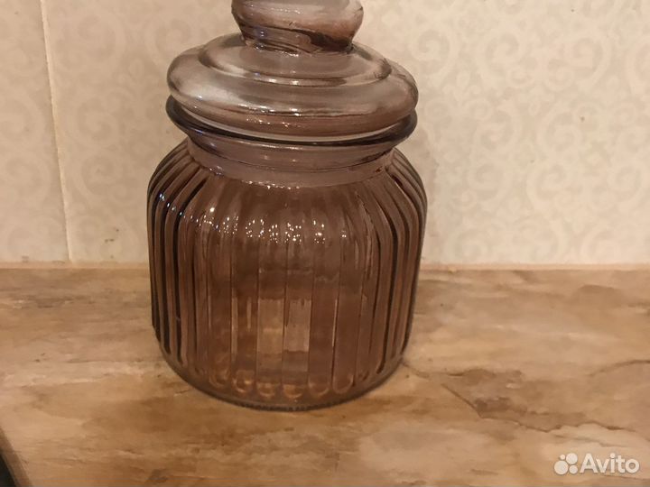 Банки для сыпучих продуктов стекло