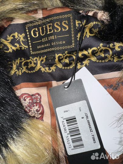 Guess шуба детская