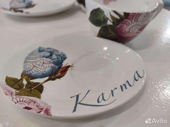 Чашки с блюдцами Карма Viva, Италия