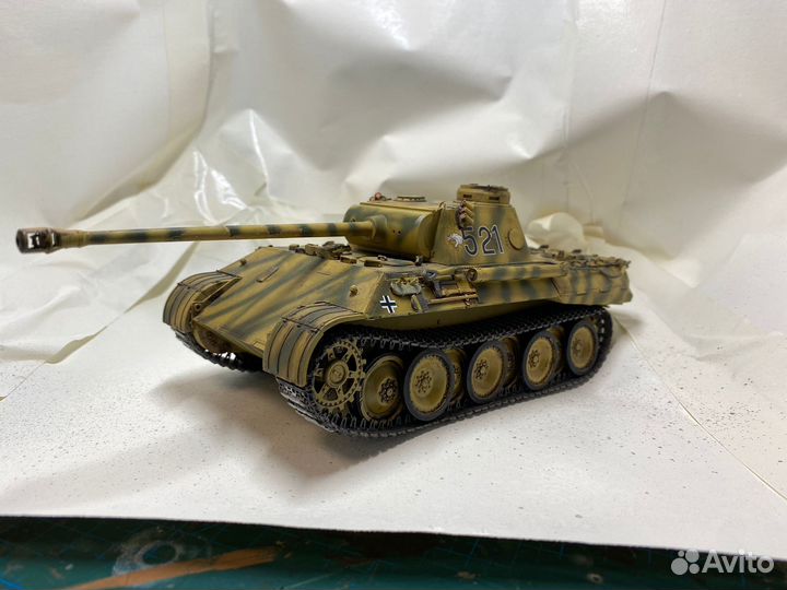 Готовая модель немецкого танка pz-5 panther 1/35
