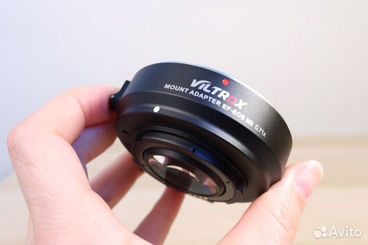 Speed Booster Viltrox EF- EOS M2 на Canon M 0.71x