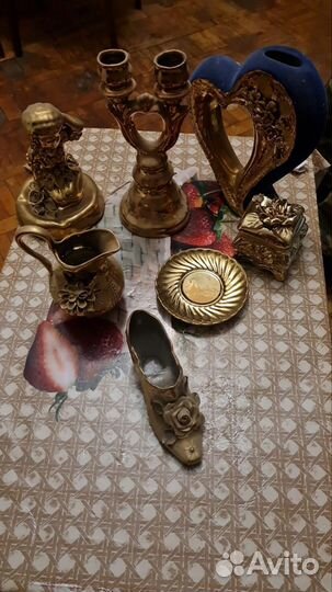 Сервиз кофейный золотая роза