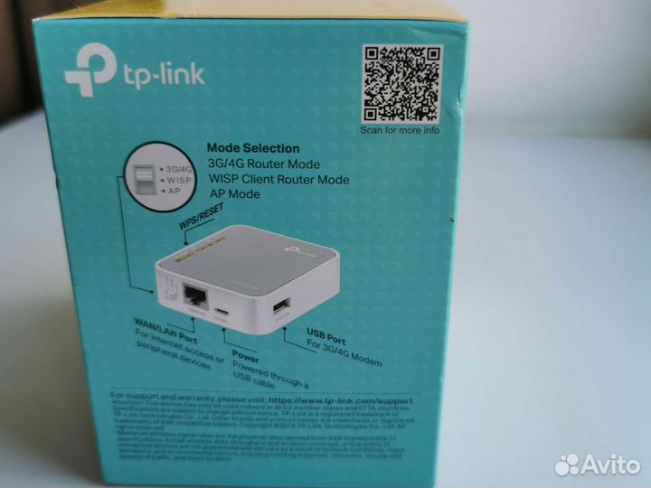 Wi-Fi Роутер 3g/4g Tp-link