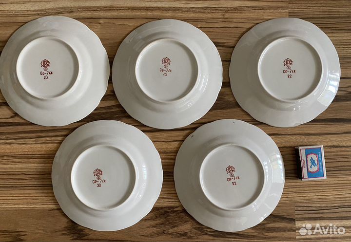 Тарелки СССР винтаж плоские