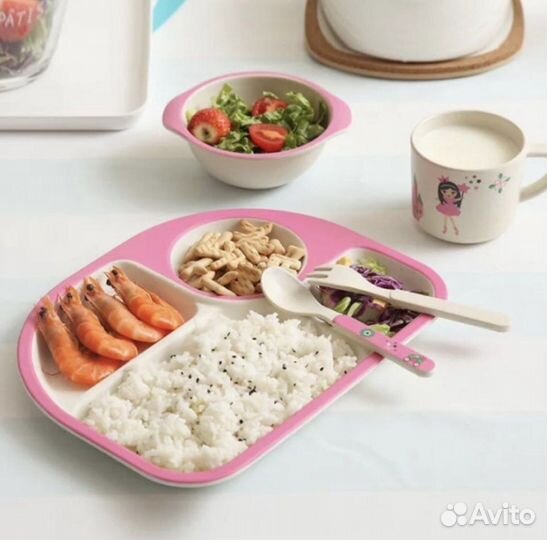 Набор детской посуды новый