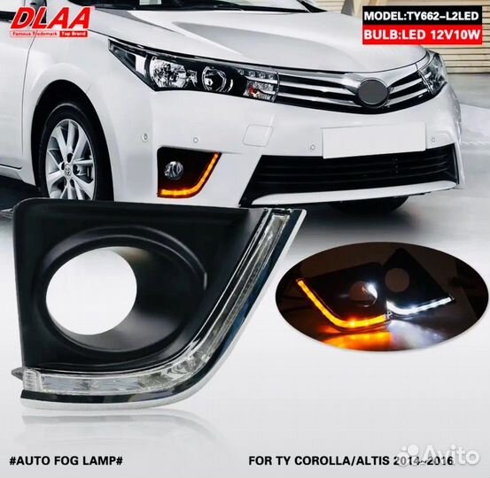 Рамки для птф dlaa TY662-L2LED toyota corolla