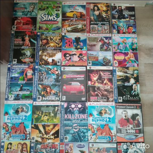Игровые диски на ps2