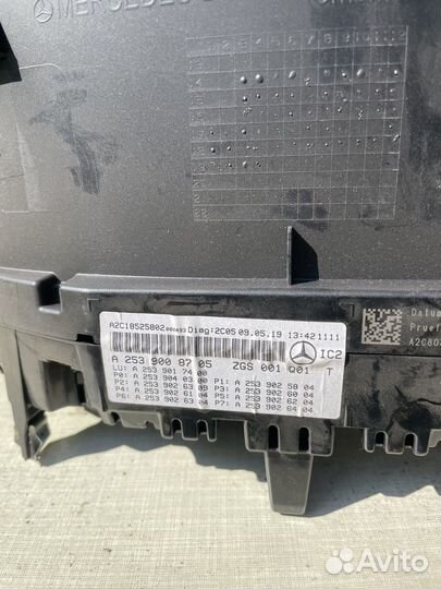 Приборная панель Mercedes Benz GLC X253