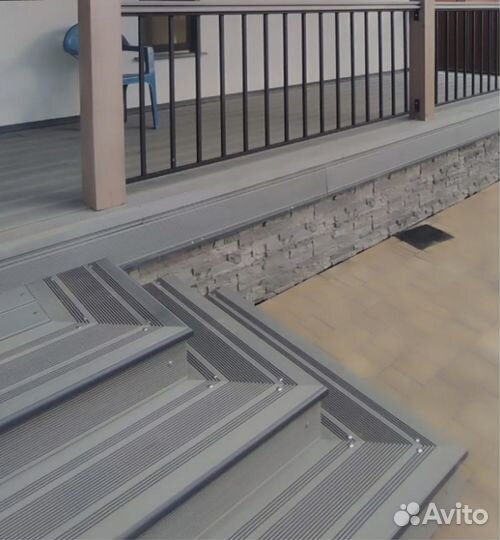 Лестница в дом из дпк на заказ