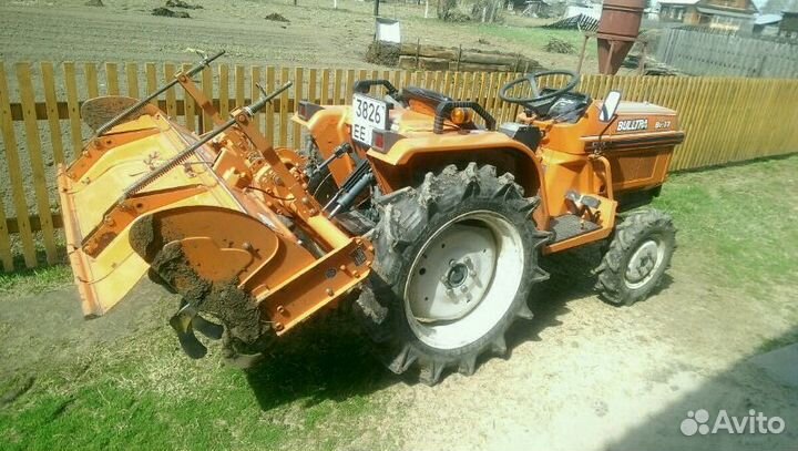 Вспашка огородов японским трактором,фреза