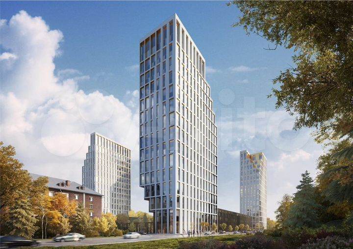 3-к. квартира, 93,2 м², 22/31 эт.