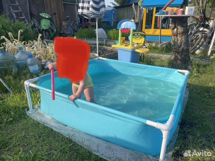 Детский каркасный бассейн Intex 122x122x30 см