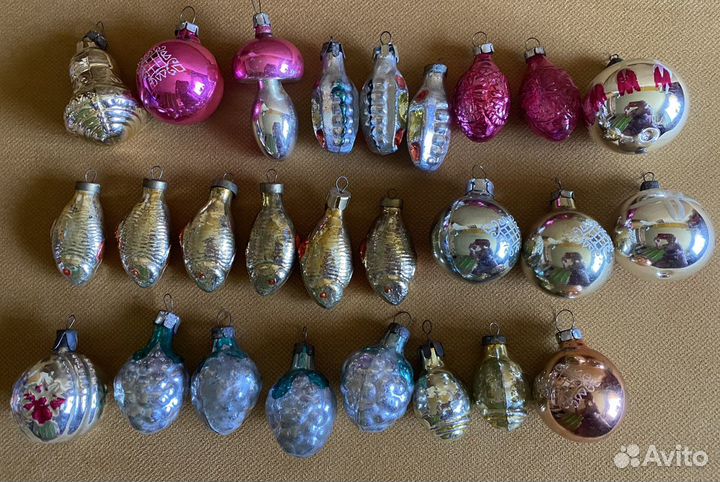 Елочные игрушки СССР