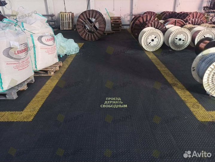 Модульная плитка для гаража