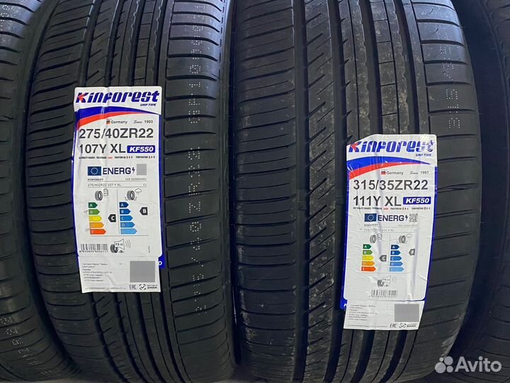 Kinforest KF550-UHP 275/40 R22 и 315/35 R22 107Y